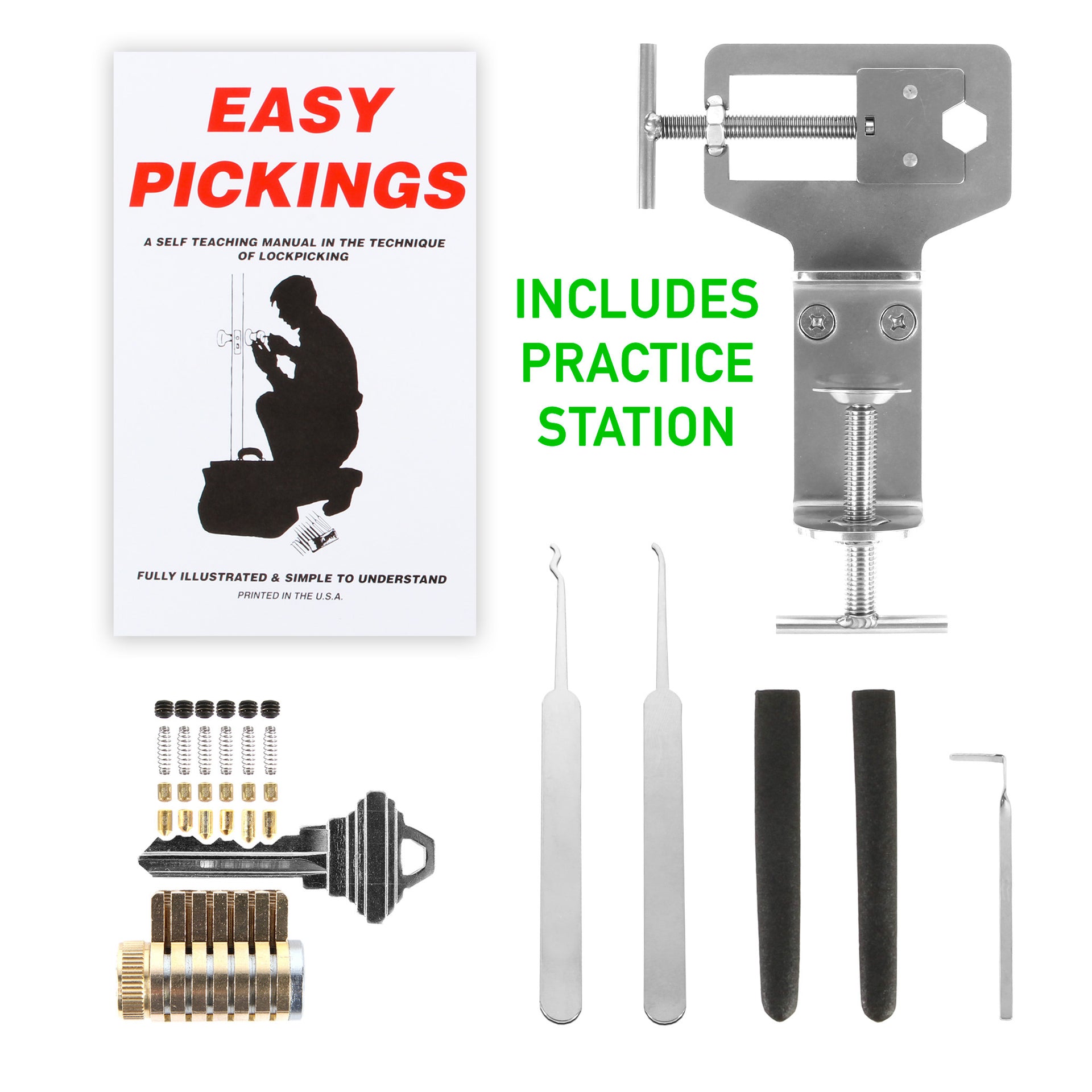 Lockpick Lodge Complete Lockpicking Kit: Picks & Essential Tools Inclu